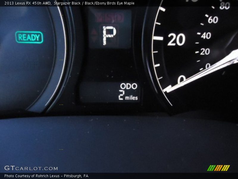 Stargazer Black / Black/Ebony Birds Eye Maple 2013 Lexus RX 450h AWD