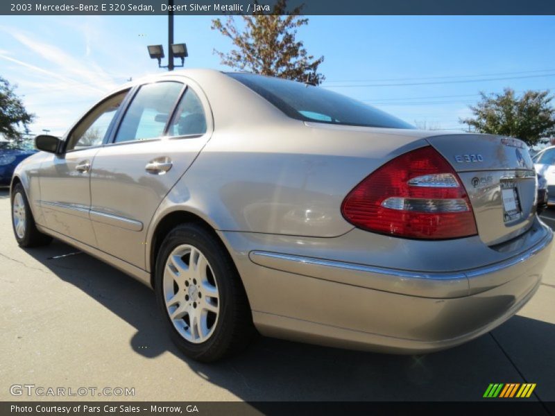 Desert Silver Metallic / Java 2003 Mercedes-Benz E 320 Sedan