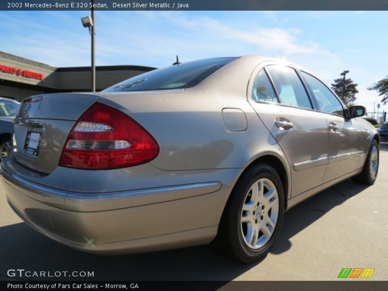 Desert Silver Metallic / Java 2003 Mercedes-Benz E 320 Sedan