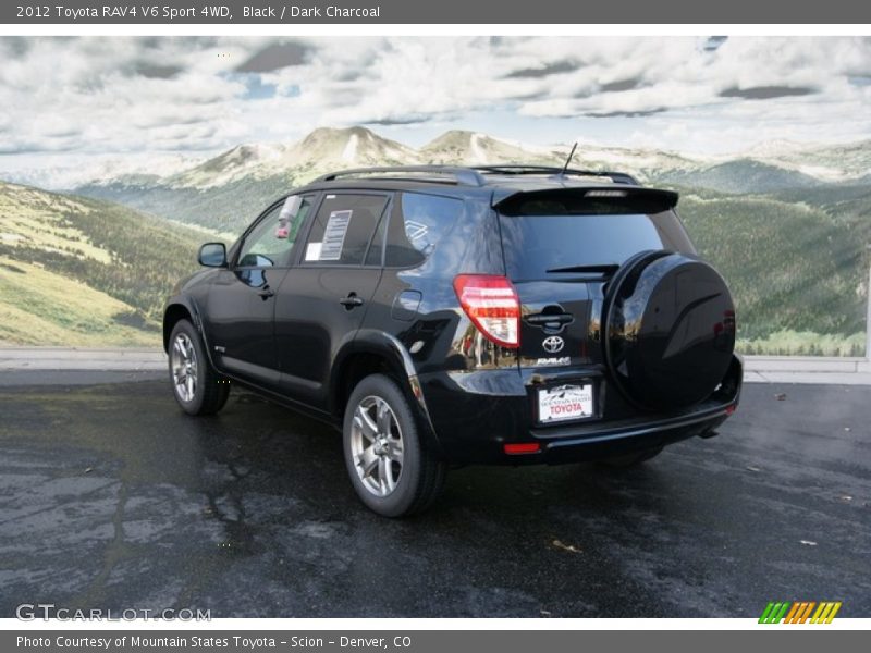 Black / Dark Charcoal 2012 Toyota RAV4 V6 Sport 4WD