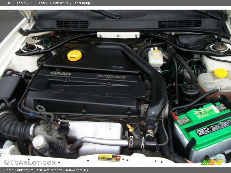  2002 9-3 SE Sedan Engine - 2.0 Liter Turbocharged DOHC 16V 4 Cylinder