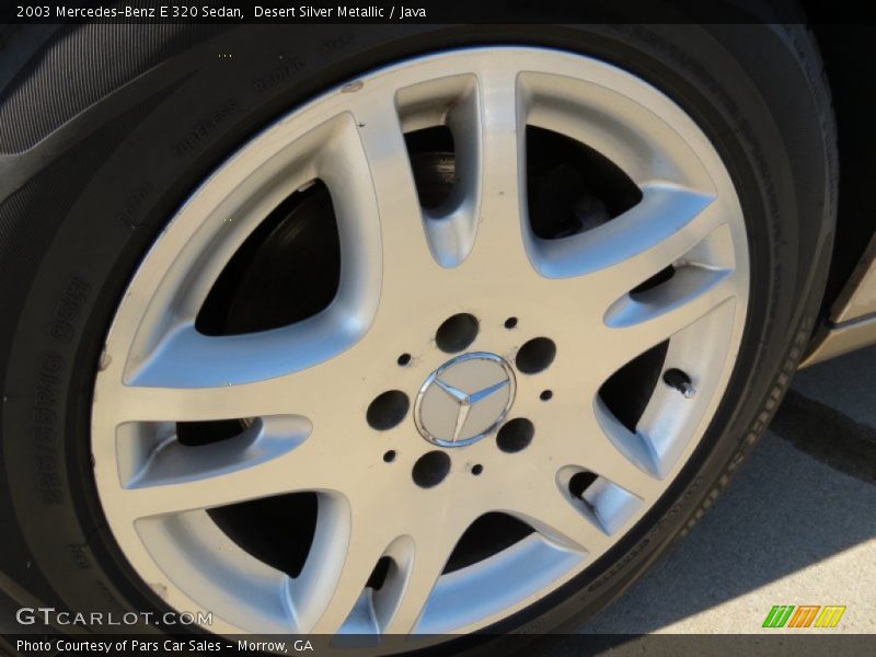 Desert Silver Metallic / Java 2003 Mercedes-Benz E 320 Sedan