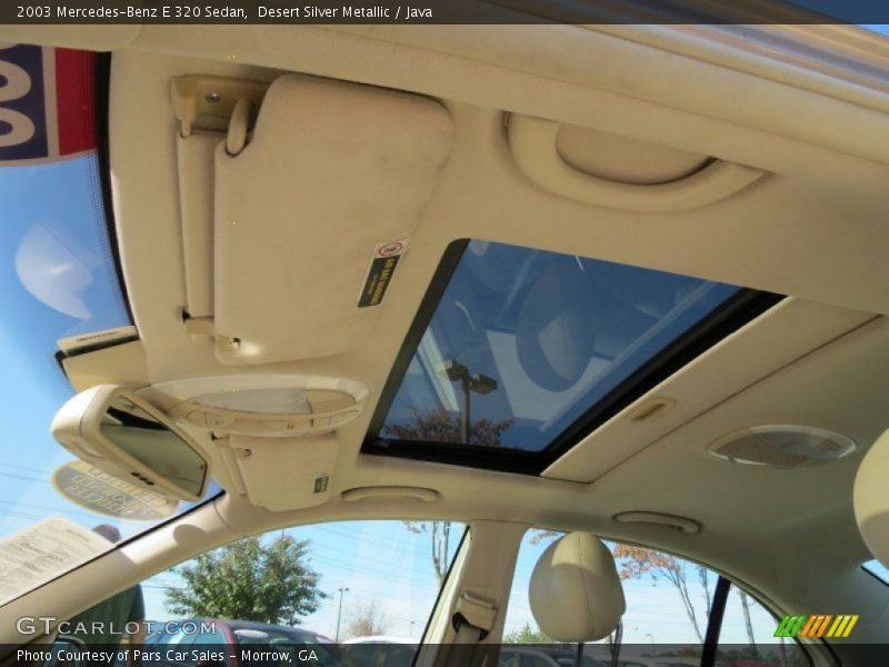 Desert Silver Metallic / Java 2003 Mercedes-Benz E 320 Sedan