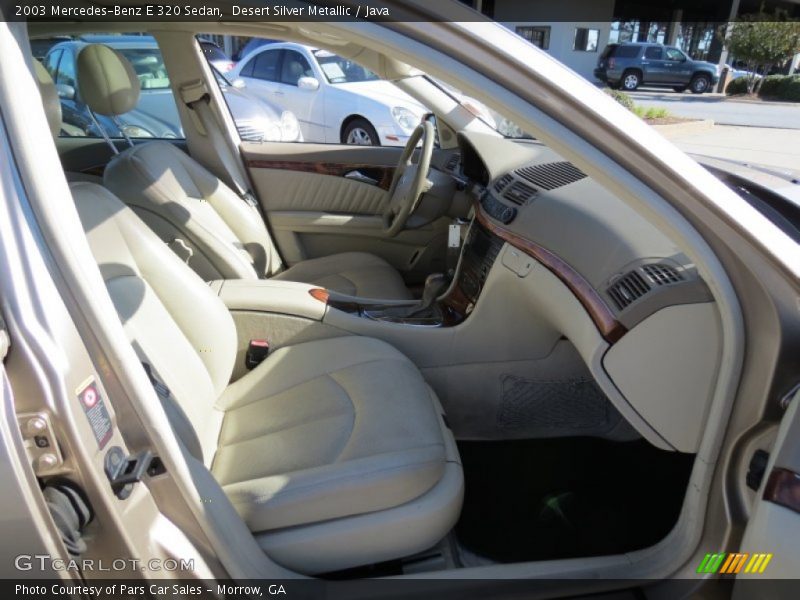 Desert Silver Metallic / Java 2003 Mercedes-Benz E 320 Sedan
