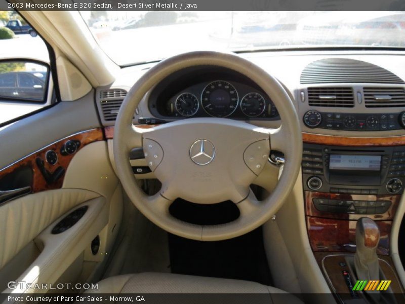 Desert Silver Metallic / Java 2003 Mercedes-Benz E 320 Sedan