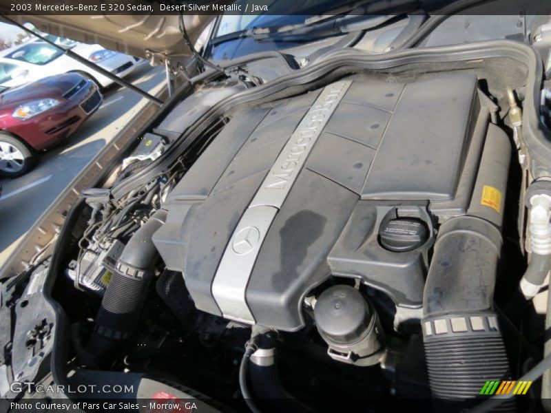 Desert Silver Metallic / Java 2003 Mercedes-Benz E 320 Sedan