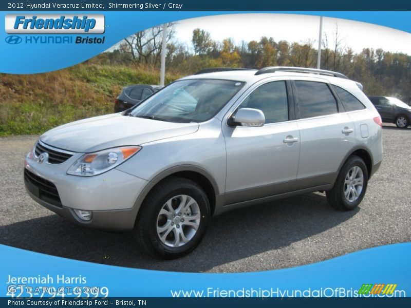 Shimmering Silver / Gray 2012 Hyundai Veracruz Limited