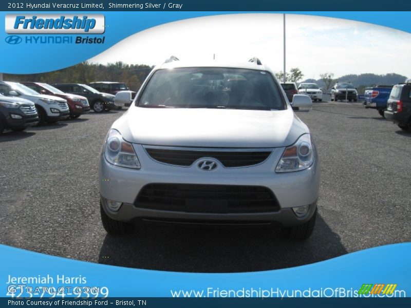 Shimmering Silver / Gray 2012 Hyundai Veracruz Limited