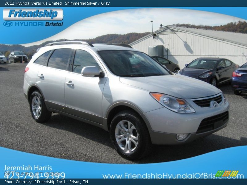 Shimmering Silver / Gray 2012 Hyundai Veracruz Limited
