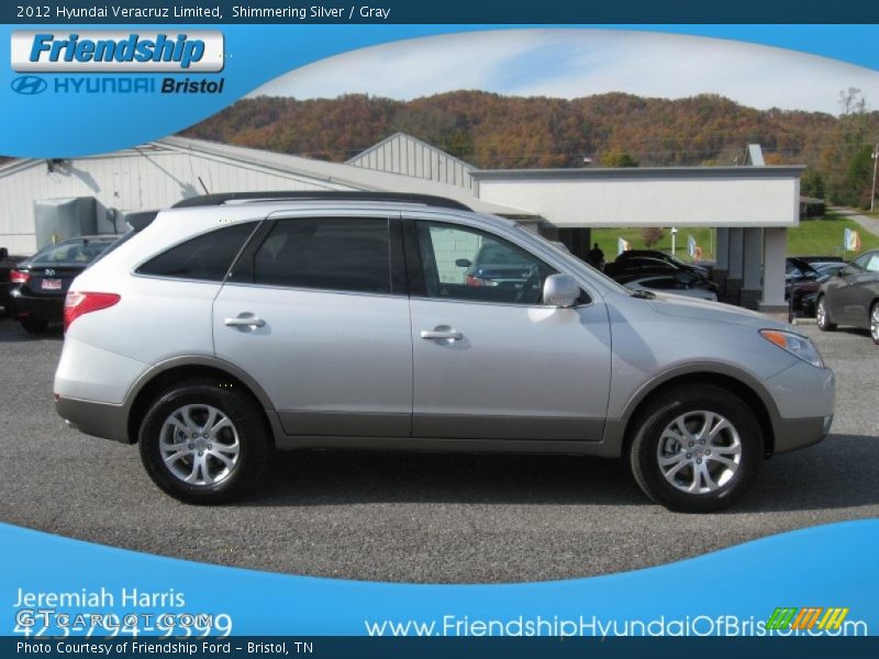 Shimmering Silver / Gray 2012 Hyundai Veracruz Limited