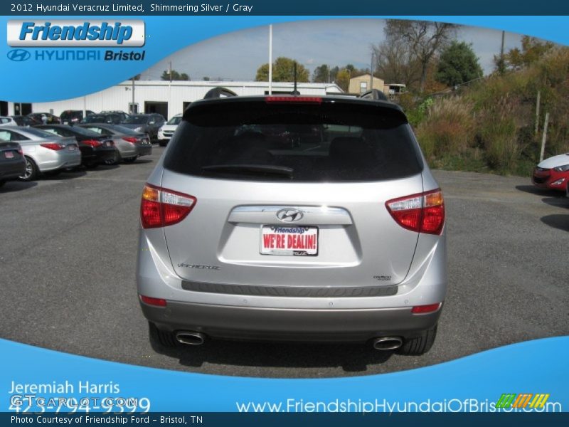 Shimmering Silver / Gray 2012 Hyundai Veracruz Limited