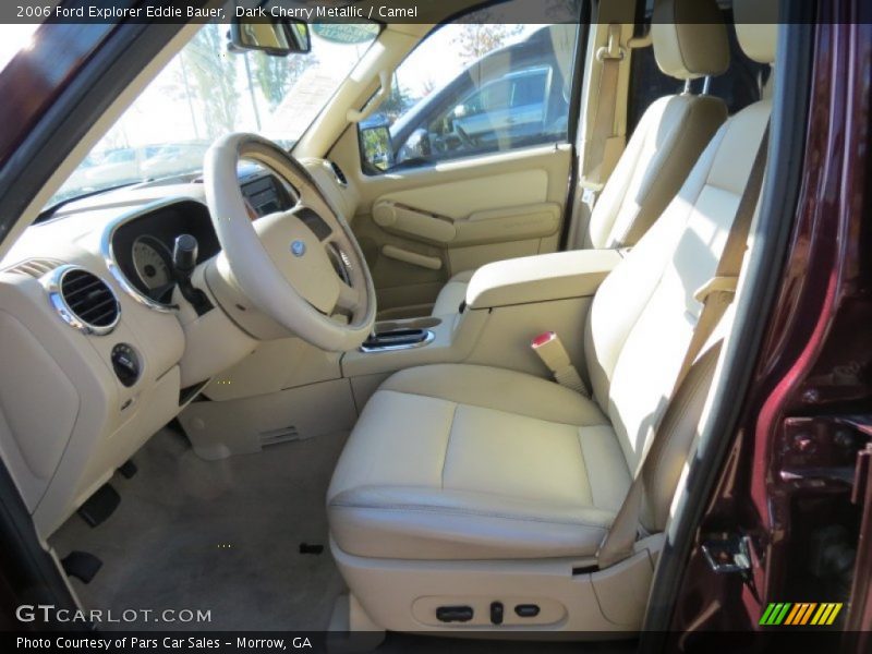 Dark Cherry Metallic / Camel 2006 Ford Explorer Eddie Bauer