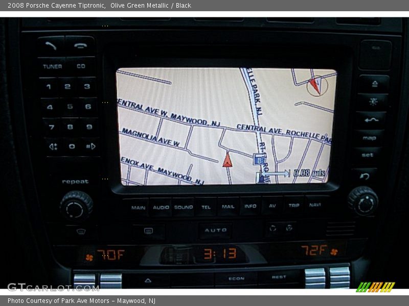 Olive Green Metallic / Black 2008 Porsche Cayenne Tiptronic