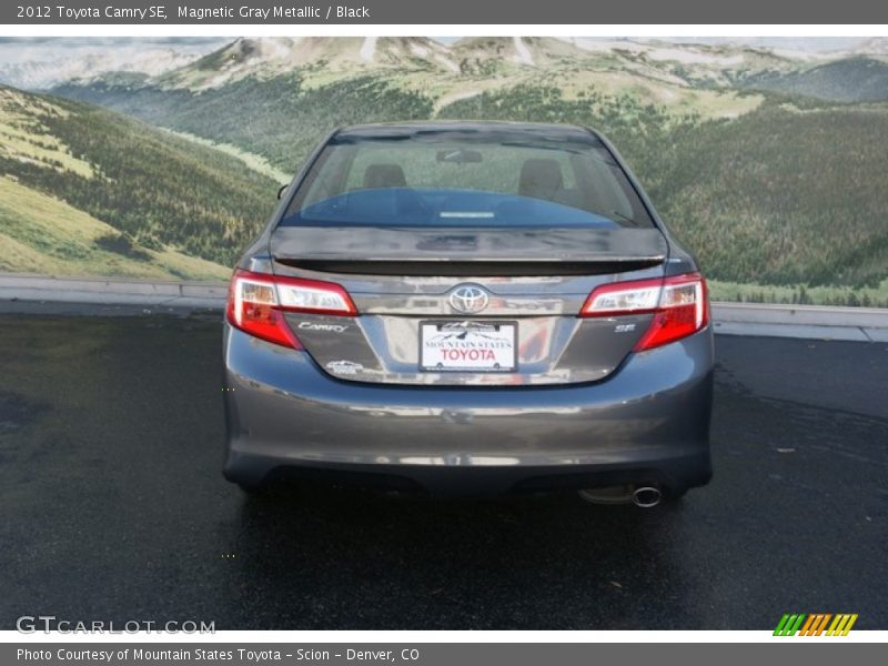 Magnetic Gray Metallic / Black 2012 Toyota Camry SE