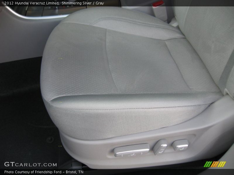 Shimmering Silver / Gray 2012 Hyundai Veracruz Limited