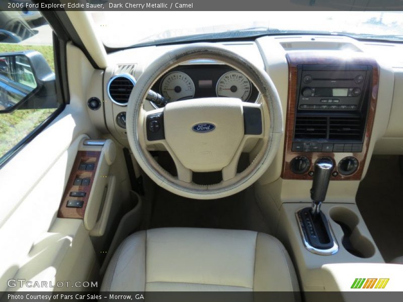 Dark Cherry Metallic / Camel 2006 Ford Explorer Eddie Bauer