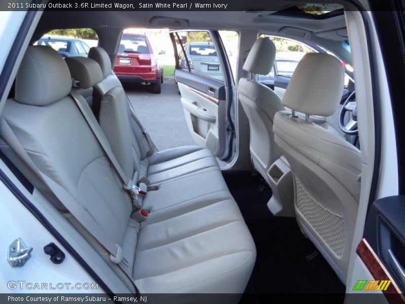 Rear Seat of 2011 Outback 3.6R Limited Wagon