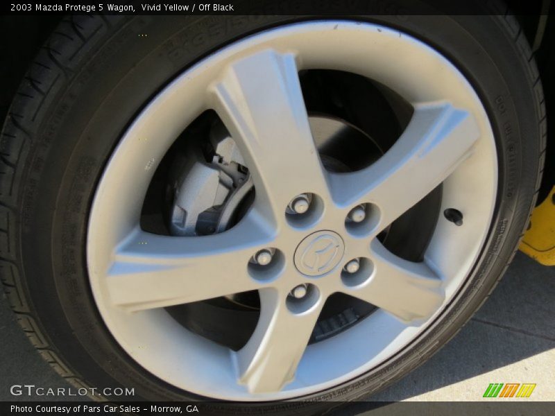 Vivid Yellow / Off Black 2003 Mazda Protege 5 Wagon