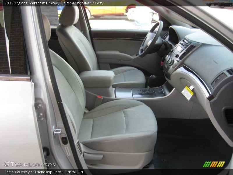 Shimmering Silver / Gray 2012 Hyundai Veracruz Limited