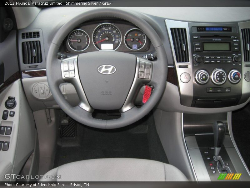 Shimmering Silver / Gray 2012 Hyundai Veracruz Limited