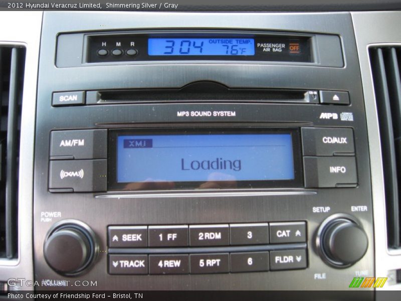 Shimmering Silver / Gray 2012 Hyundai Veracruz Limited