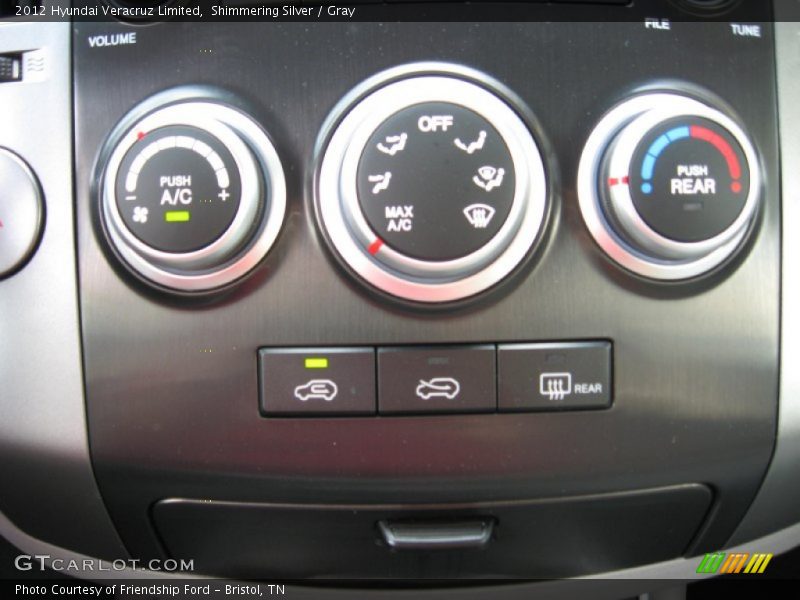 Shimmering Silver / Gray 2012 Hyundai Veracruz Limited