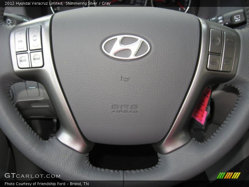 Shimmering Silver / Gray 2012 Hyundai Veracruz Limited