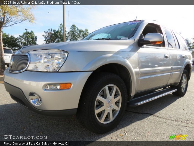 Platinum Metallic / Gray 2005 Buick Rainier CXL AWD