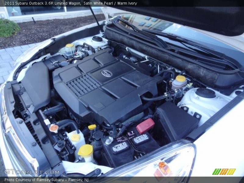  2011 Outback 3.6R Limited Wagon Engine - 3.6 Liter DOHC 24-Valve VVT Flat 6 Cylinder