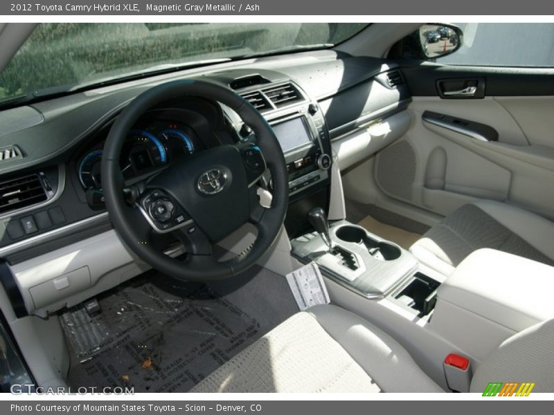 Magnetic Gray Metallic / Ash 2012 Toyota Camry Hybrid XLE