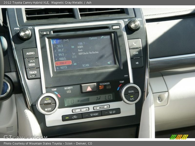 Magnetic Gray Metallic / Ash 2012 Toyota Camry Hybrid XLE