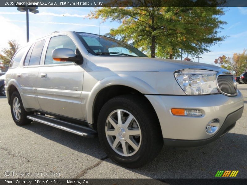 Platinum Metallic / Gray 2005 Buick Rainier CXL AWD