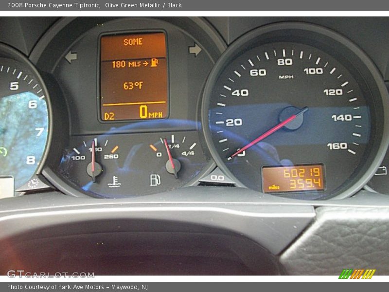 Olive Green Metallic / Black 2008 Porsche Cayenne Tiptronic