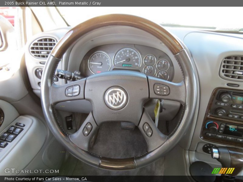 Platinum Metallic / Gray 2005 Buick Rainier CXL AWD