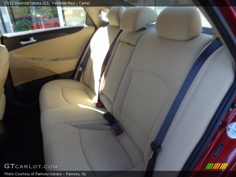 Venetian Red / Camel 2011 Hyundai Sonata GLS