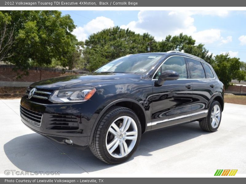 Black / Cornsilk Beige 2012 Volkswagen Touareg TDI Executive 4XMotion