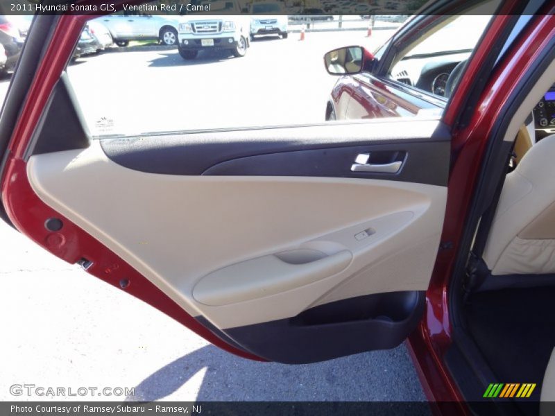 Venetian Red / Camel 2011 Hyundai Sonata GLS