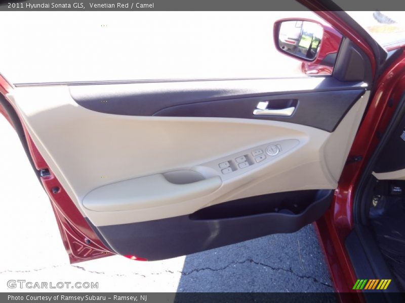 Venetian Red / Camel 2011 Hyundai Sonata GLS