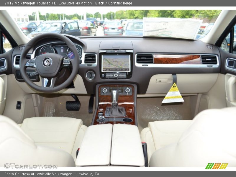 Black / Cornsilk Beige 2012 Volkswagen Touareg TDI Executive 4XMotion