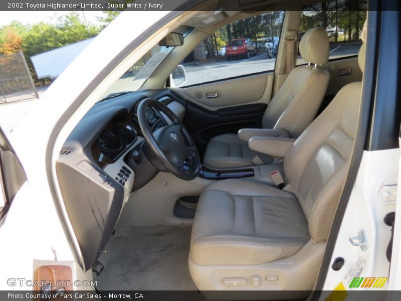 Super White / Ivory 2002 Toyota Highlander Limited