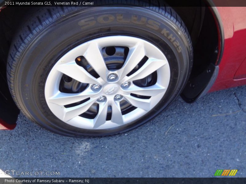 Venetian Red / Camel 2011 Hyundai Sonata GLS