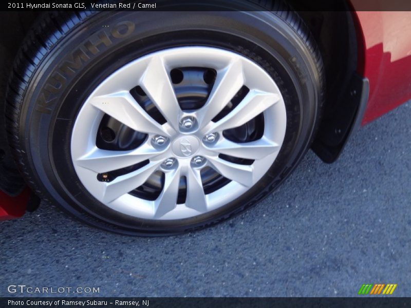 Venetian Red / Camel 2011 Hyundai Sonata GLS