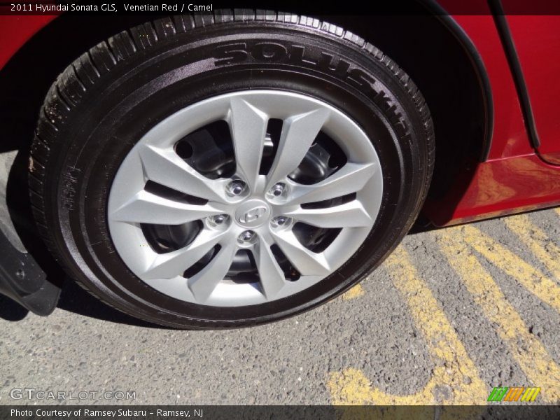 Venetian Red / Camel 2011 Hyundai Sonata GLS