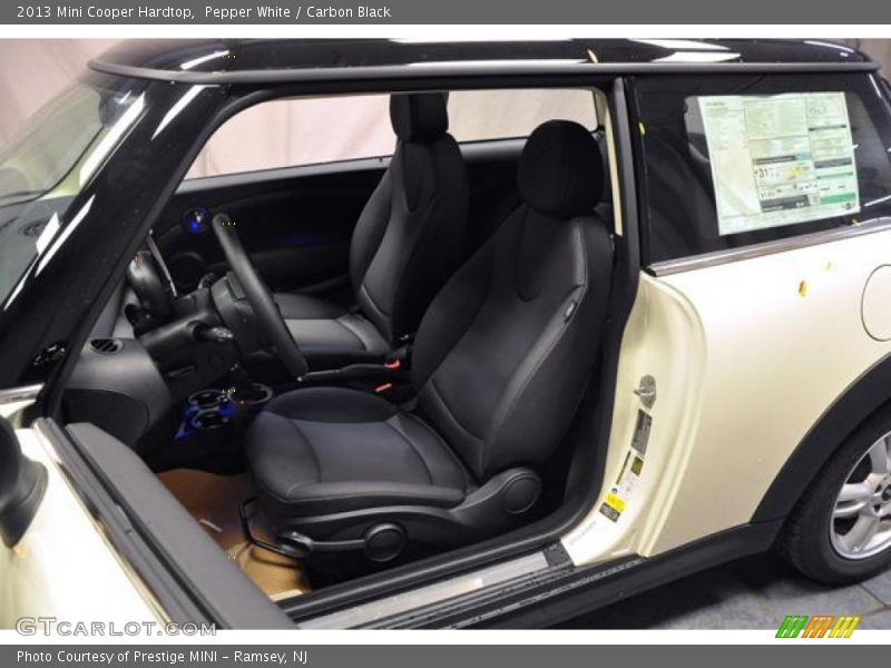 Pepper White / Carbon Black 2013 Mini Cooper Hardtop