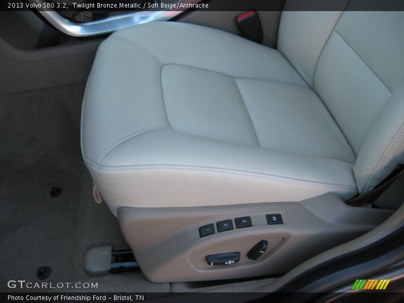 Twilight Bronze Metallic / Soft Beige/Anthracite 2013 Volvo S80 3.2