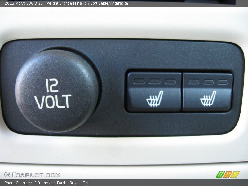 Twilight Bronze Metallic / Soft Beige/Anthracite 2013 Volvo S80 3.2