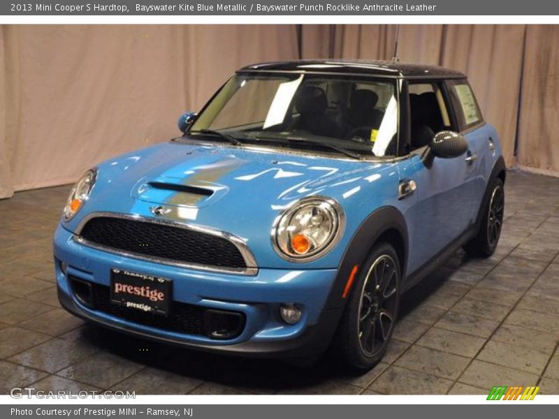 Bayswater Kite Blue Metallic / Bayswater Punch Rocklike Anthracite Leather 2013 Mini Cooper S Hardtop