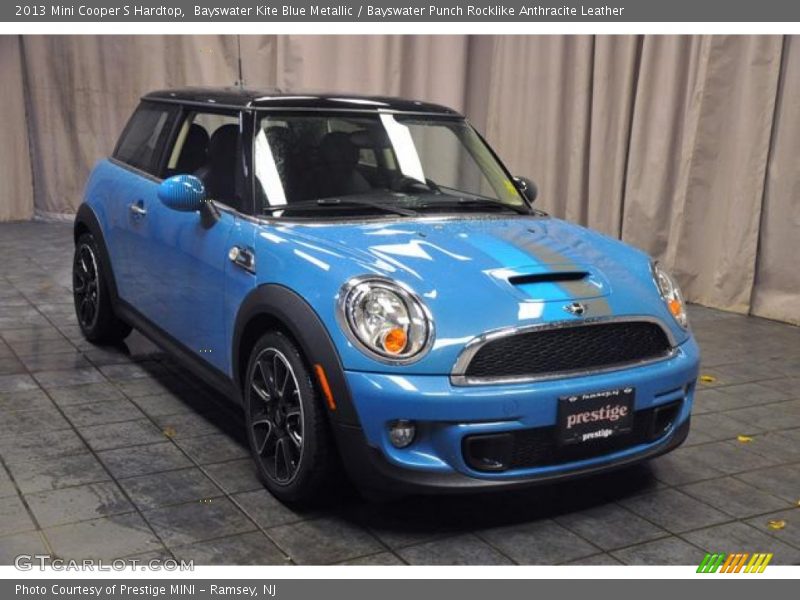 Bayswater Kite Blue Metallic / Bayswater Punch Rocklike Anthracite Leather 2013 Mini Cooper S Hardtop