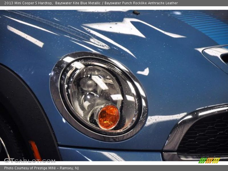 Bayswater Kite Blue Metallic / Bayswater Punch Rocklike Anthracite Leather 2013 Mini Cooper S Hardtop