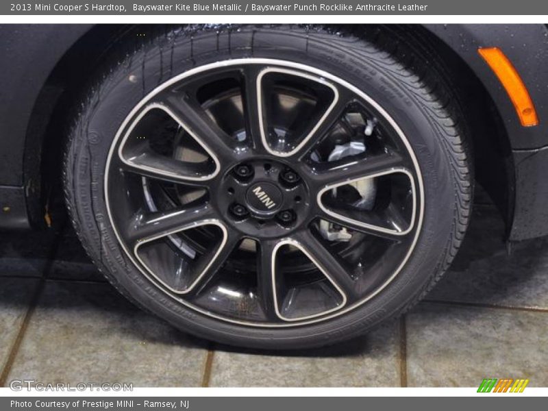 Bayswater Kite Blue Metallic / Bayswater Punch Rocklike Anthracite Leather 2013 Mini Cooper S Hardtop
